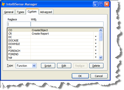 IntellisenseManager